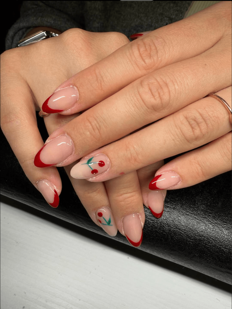 Body Jobs&Maintenance-* ábgelagenes leichtes Frühlingsnaildesign für längliche Äffchen [It's a clear, short nail design wi...